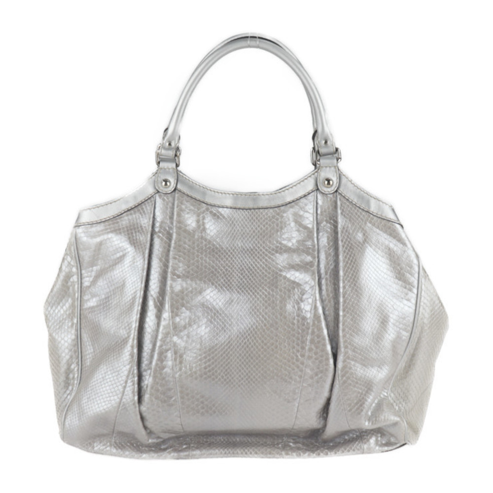 Gucci Sookie Tote Bag Python Silver - image 3